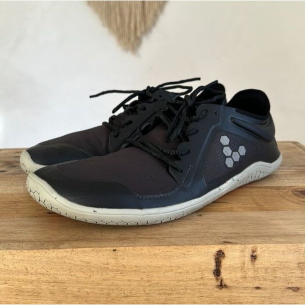 VivoBarefoot Primus Lite III All Weather Minimalist Trainer in Obsidian Size 8